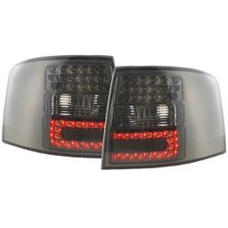 LED Baklampor svart tonade Audi A6