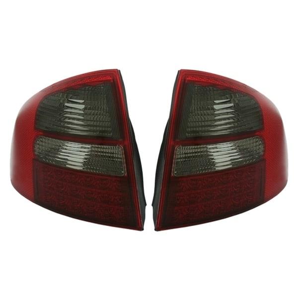 LED Baklampor Röd Smoke Audi A6