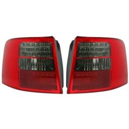 LED Baklampor Röd Smoke