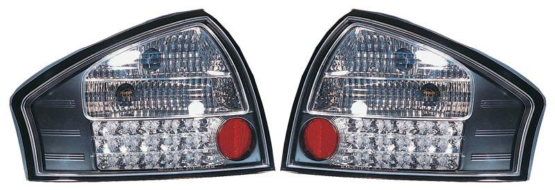 Baklampor LED svart tonade Audi A6