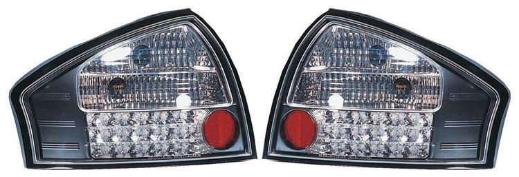 Baklampor LED svart tonade Audi A6