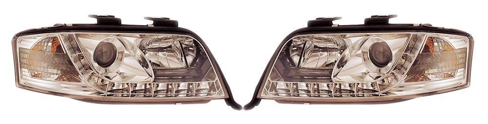 Devileyes Lyskaster Krom Audi A6