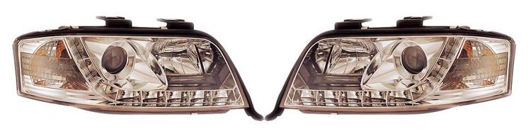 Devileyes Strålkastare Krom Audi A6