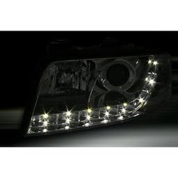 Devileyes Lyskaster Krom Audi A6