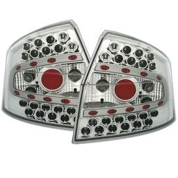 Baklampor Krom LED Audi