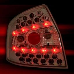 Baklampor Krom LED Audi