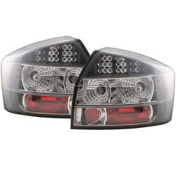 Baklampor LED Svarta Audi A4 8E