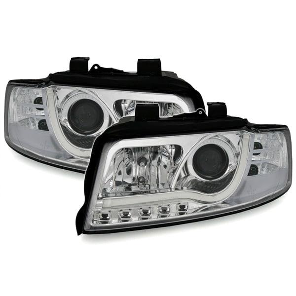Ajovalot LED kromattu Audi A4