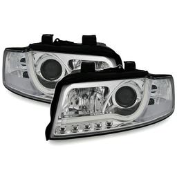 Ajovalot LED kromattu Audi A4