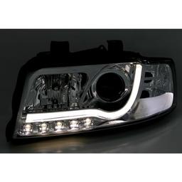 Ajovalot LED kromattu Audi A4