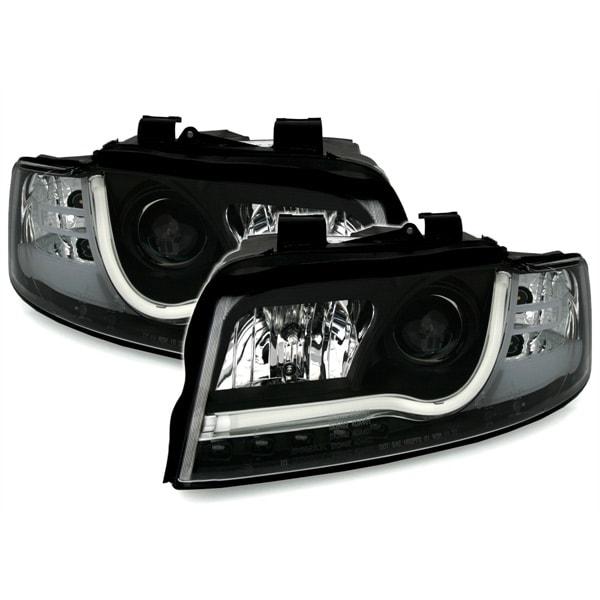 Ajovalot LED Mustat Audi A4