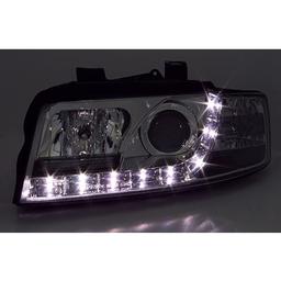 Devileyes Lyskaster LED Krom Audi A4