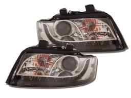 Devileyes strålkastare LED Krom Audi A4