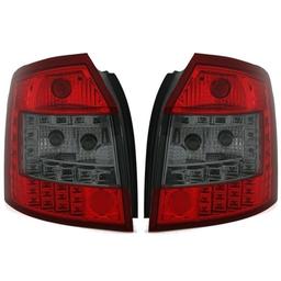 LED Baklampor Röd Svart Audi A4