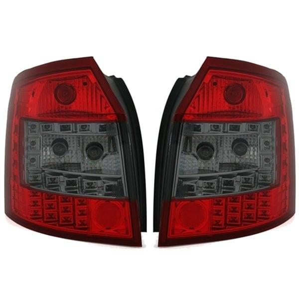LED Baklampor Röd Svart Audi A4