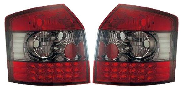 LED Baklampor Röd Svart Audi A4