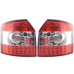 LED Baklampor röd vita Audi A4
