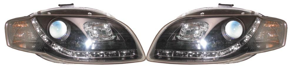 Devileyes Lyskaster LED sort Audi A4