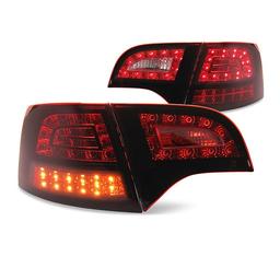 LED rear lamps dark red Audi A4 B7