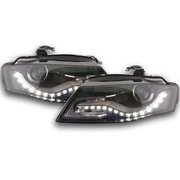 Ajovalot med LED DRL Audi A4
