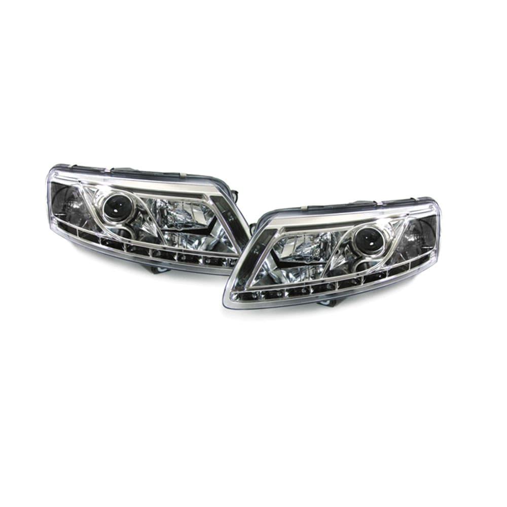 Audi A6 Devil Eyes Lyskaster krom