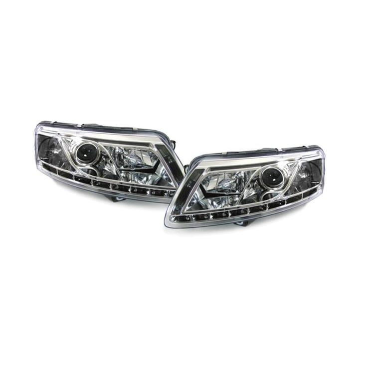 Audi A6 Devil Eyes Lyskaster krom