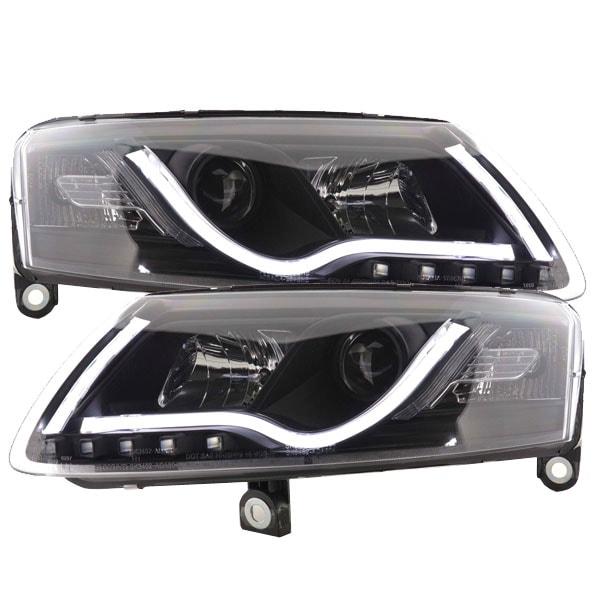 Black Tube Lights Audi A6 4F