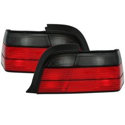 Red & Black Tail Lights BMW E36