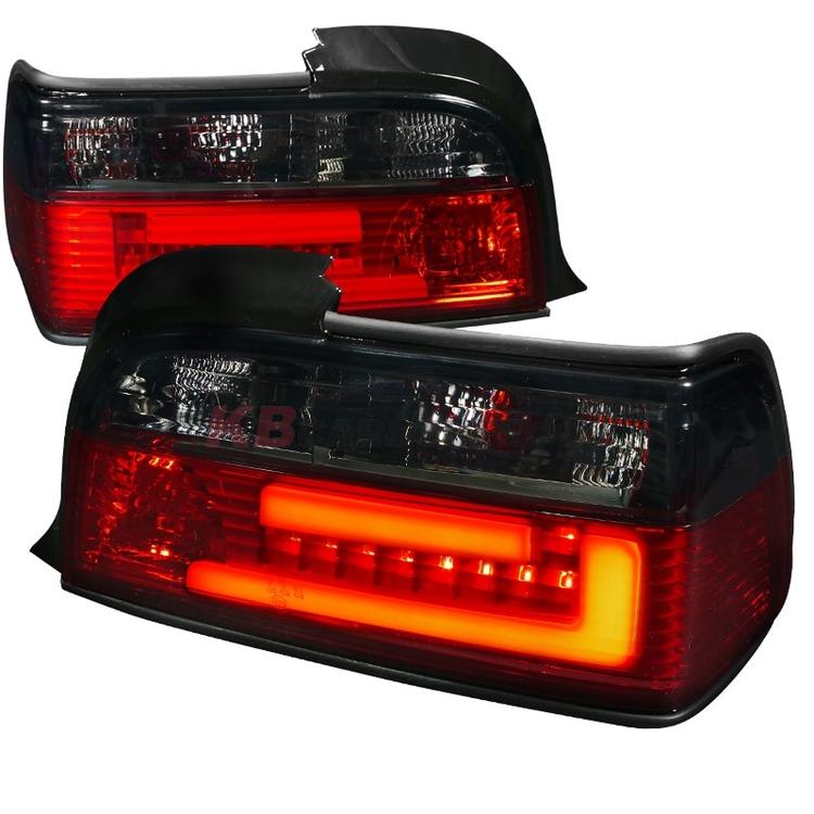 LED/Tube rear lamps red smoke BMW