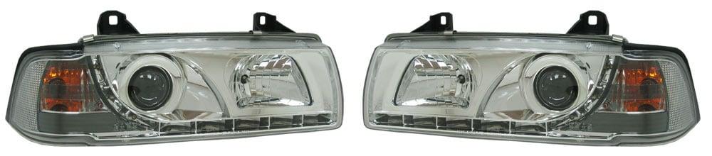 BMW E36 4Drs Devil Eyes kromattu