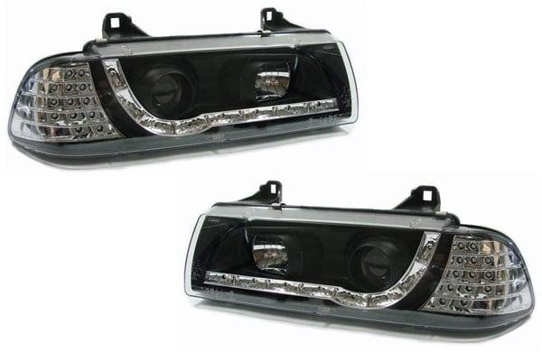 Devil Eyes Bmw E36 4ovinen Musta