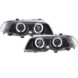 Angeleyes strålkastare svart BMW E46