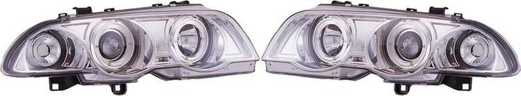 Ajovalot med LED angeleyes BMW E46