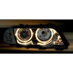 Angeleyes Lyskaster krom BMW E46