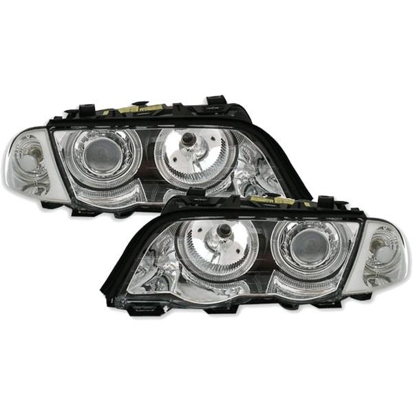 Angeleyes Lyskaster krom BMW E46