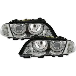 Angeleyes Lyskaster krom BMW E46