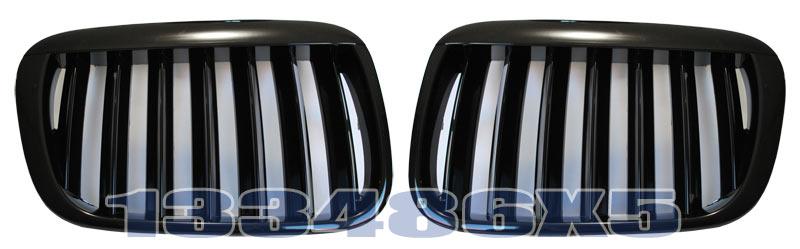 E46 4drs. 98-01 Grill Svart