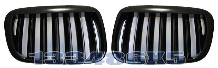 E46 4drs. 98-01 Grill Svart