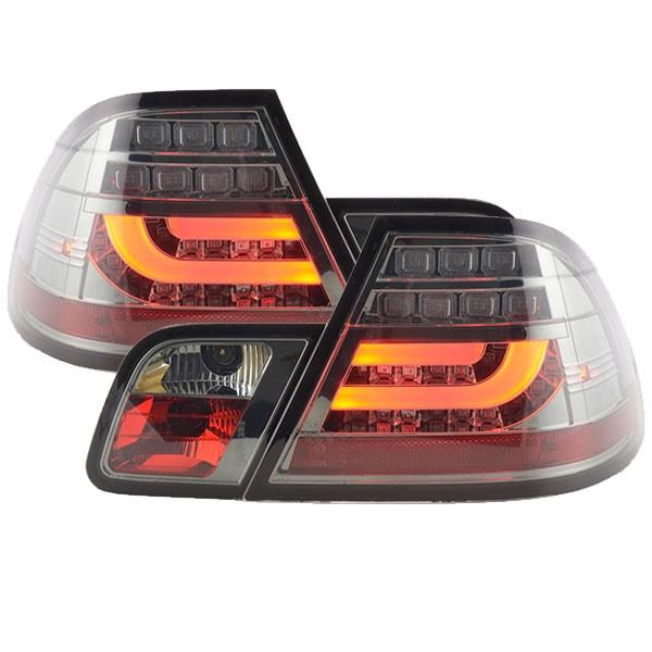 LED baklampor svart E46