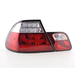 LED baklampor röd klar E46