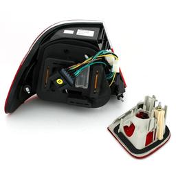 LED Baklampor Röd Smoke