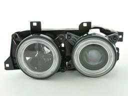 Angel Eyes Forlygte Sort BMW E34