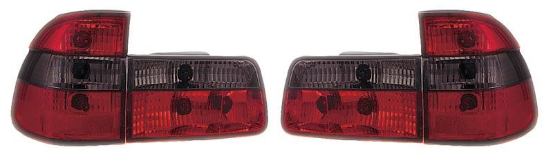 Baklampor Röd Smoke BMW