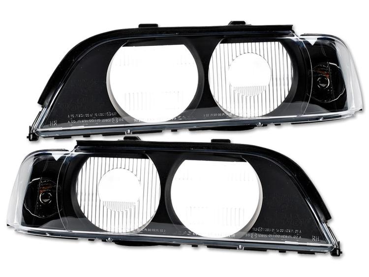 Frontskiva med mörktonad blinkers