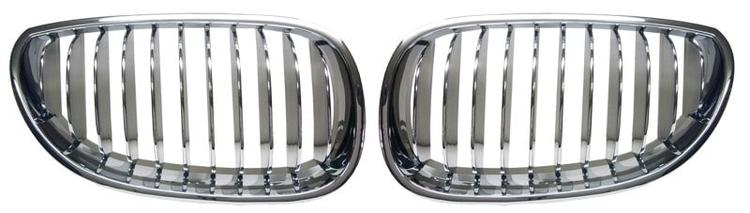 BMW E60 04- Grill Krom Vers.3