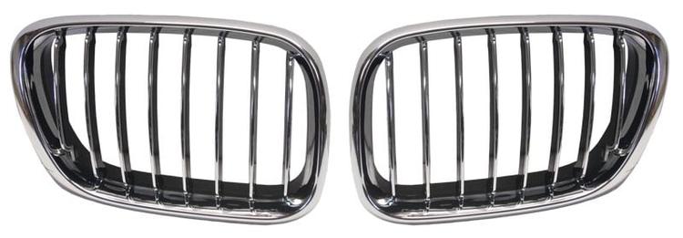BMW X5 99-03 Grill Krom