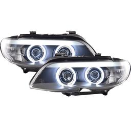 Svarta Angeleyes Strålkastare BMW X5