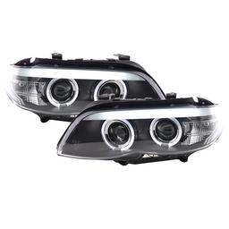 Svarta Angeleyes Strålkastare BMW X5