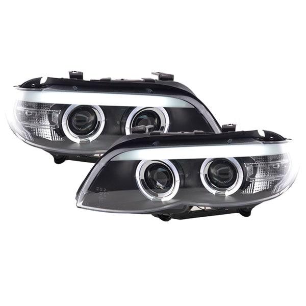 Svarta Angeleyes Strålkastare BMW X5