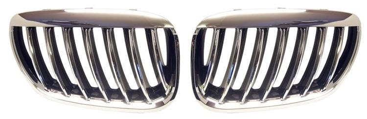BMW X5 04-06 Grill Krom